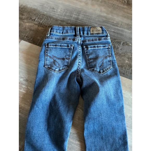 Jordache Girls Skinny Jeans Blue Distressed Denim Slim Fit Size 6 Slim - Picture 5 of 5